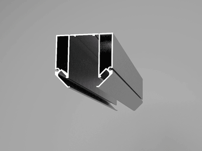 Magnetic Track installation in stretch ceiling